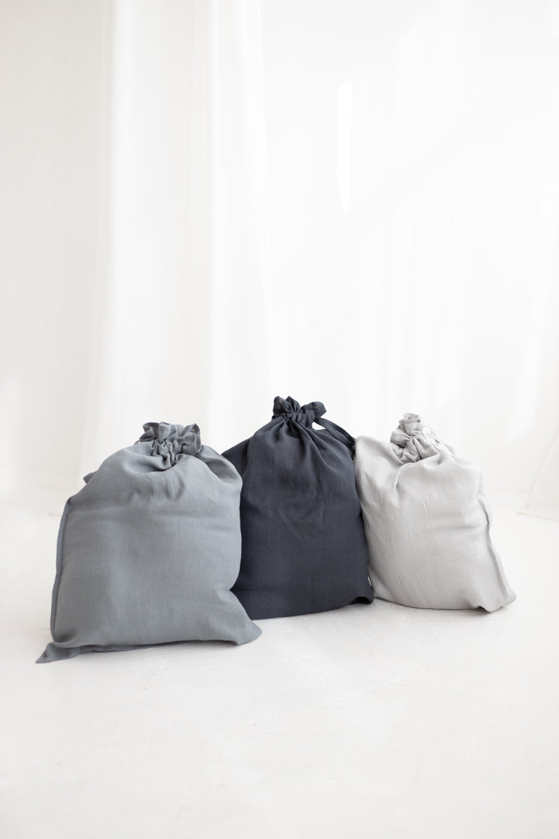 linen laundry bag
