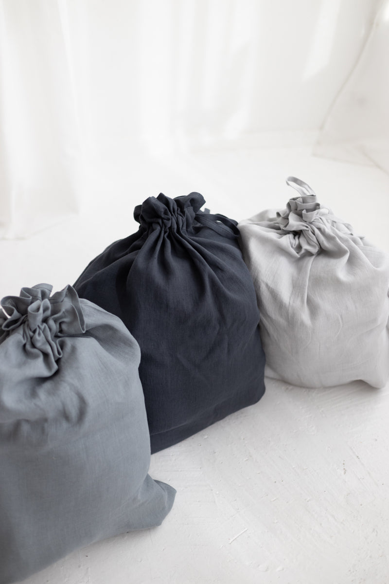 linen laundry bag