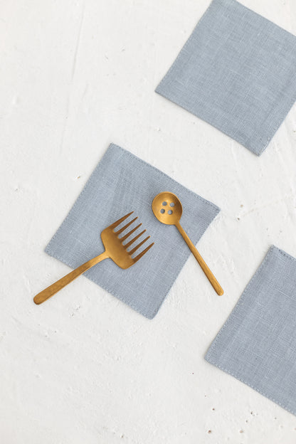 linen coasters set