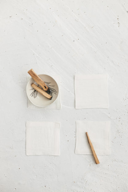 linen coasters set
