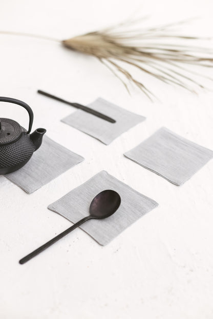 linen coasters set