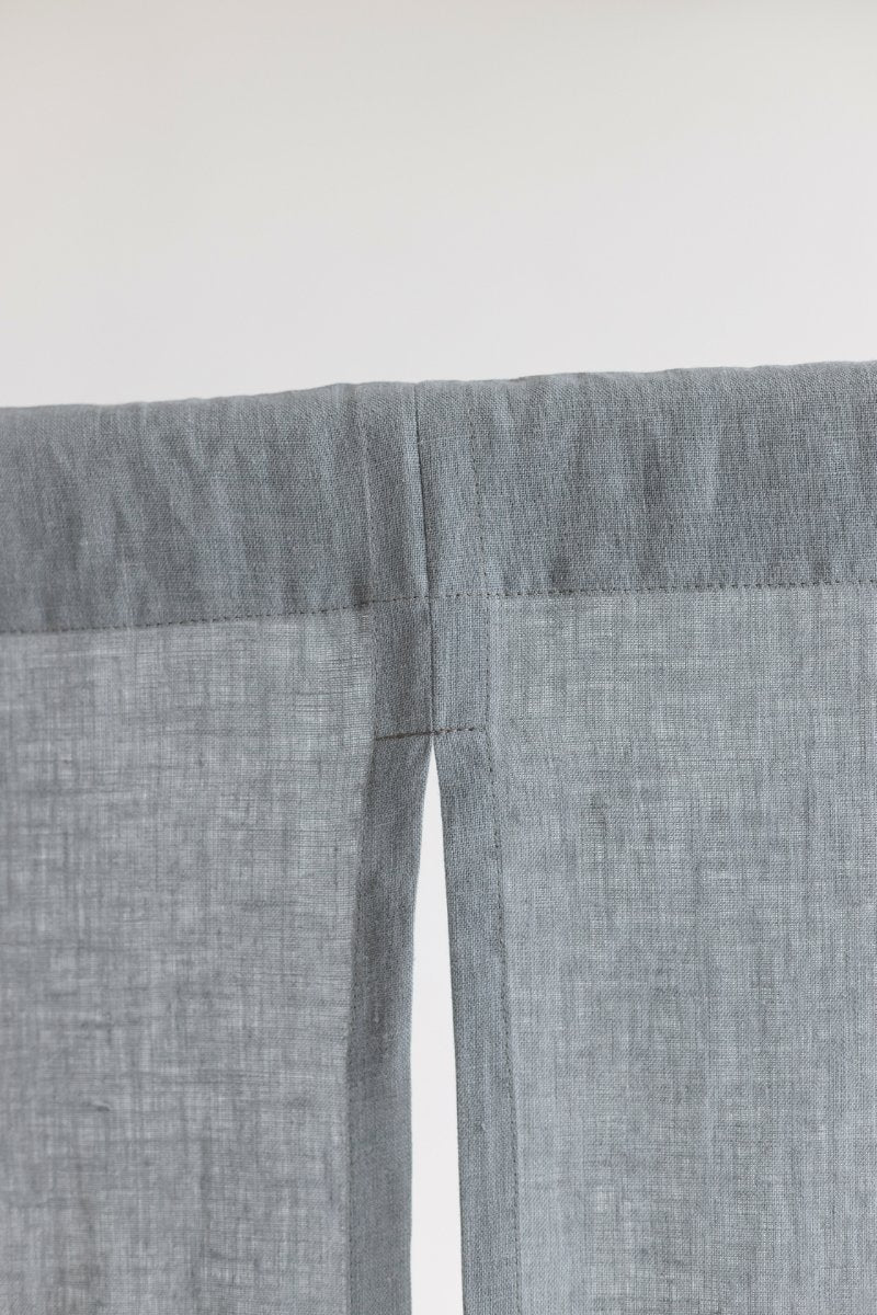 Pigeon gray Linen Japanese Noren Curtain