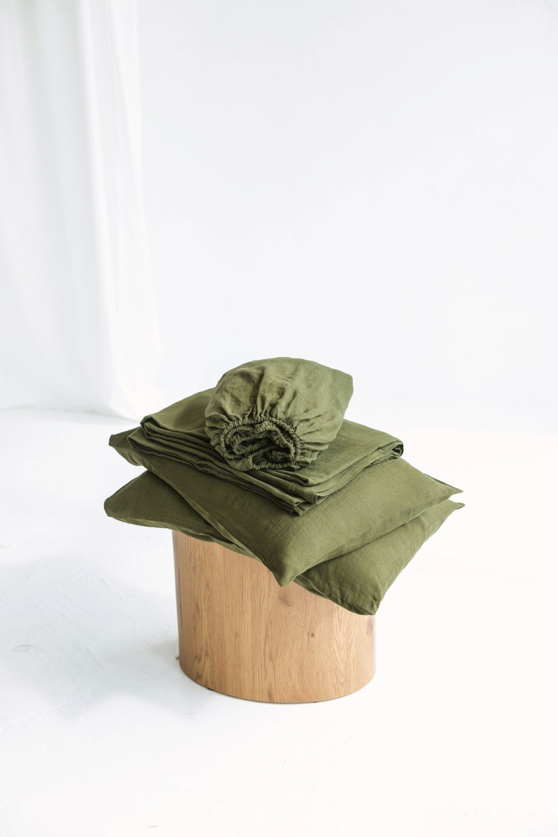 linen sheets set