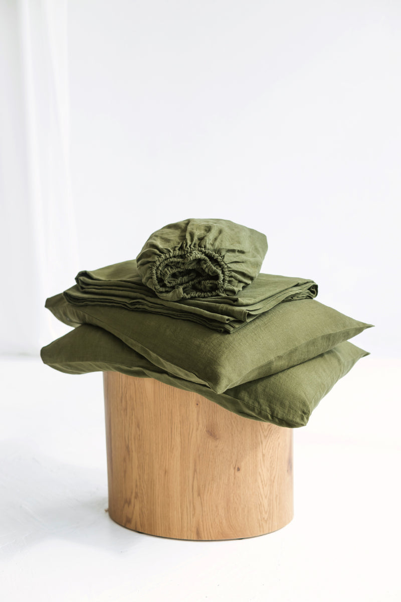 linen sheets set