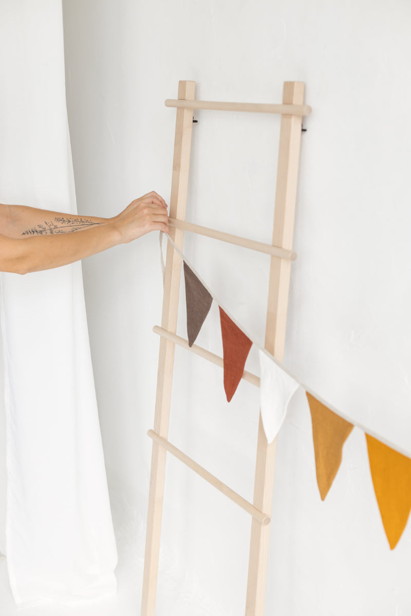 linen flag bunting