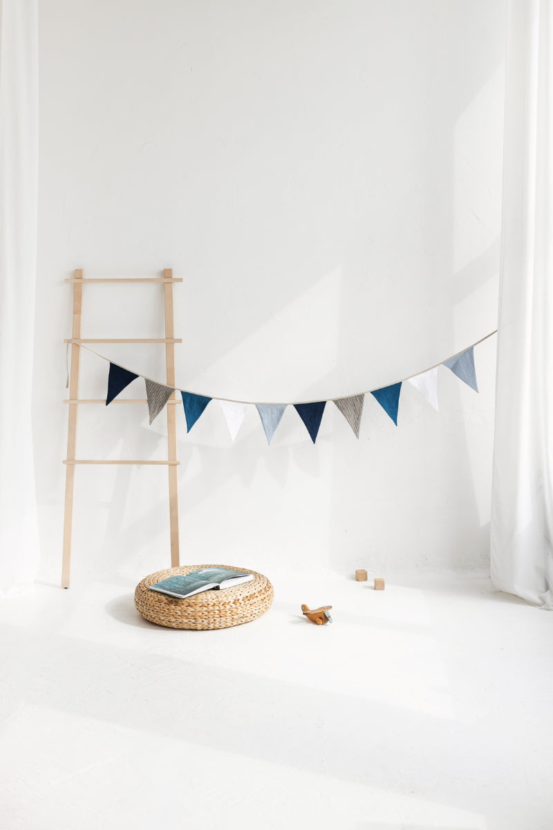 linen garland for kids room