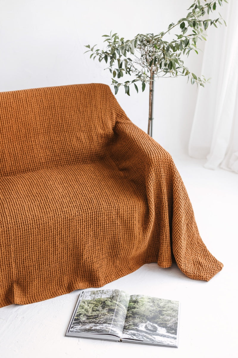 linen couch cover