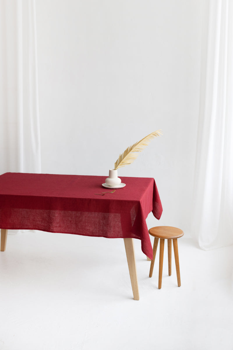 linen tablecloth