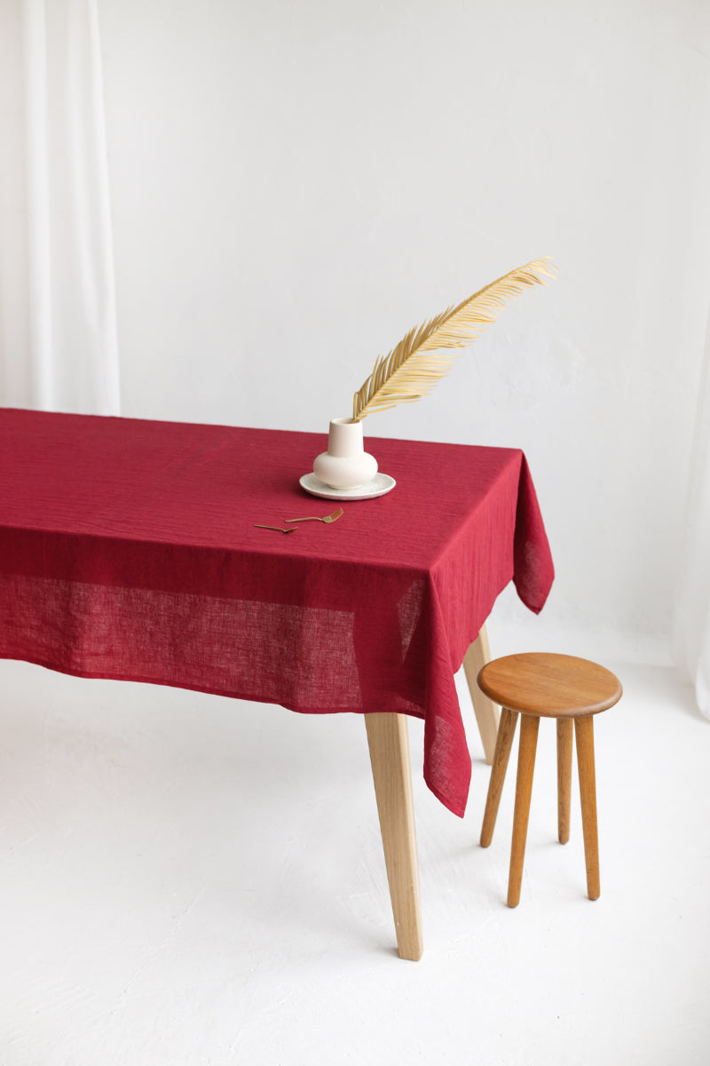 linen tablecloth