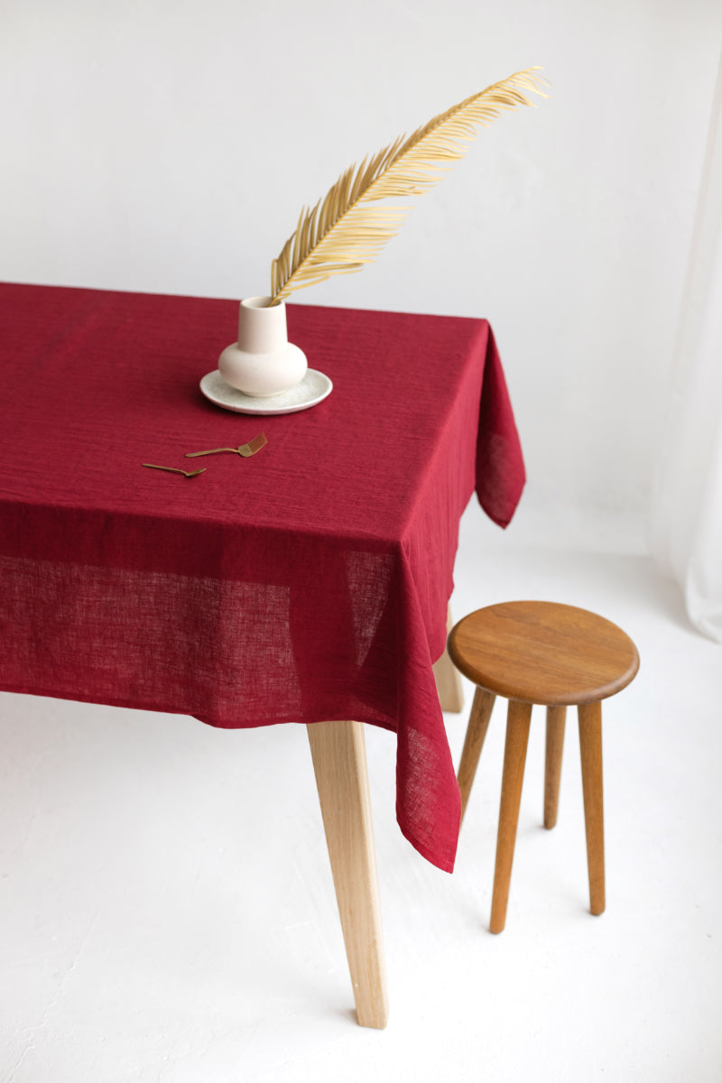 linen tablecloth