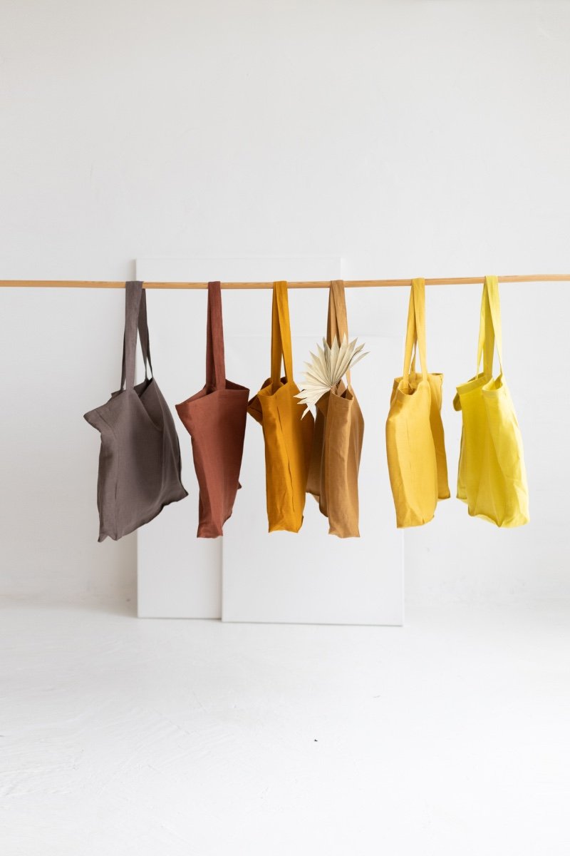 linen tote bag