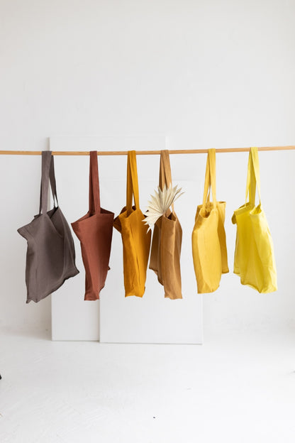 linen tote bag