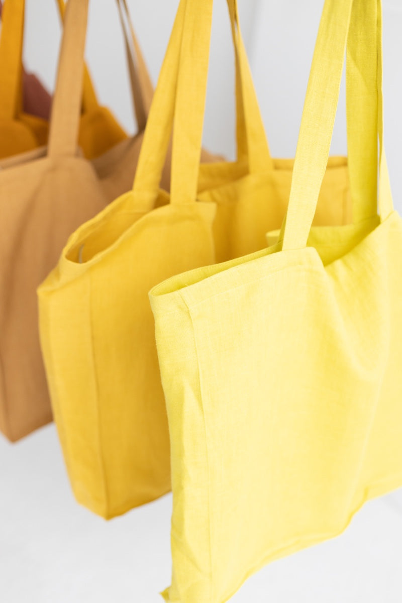 linen tote bag