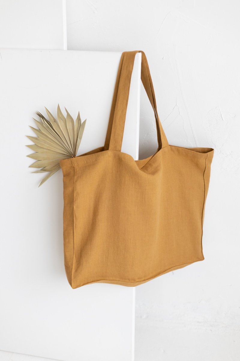 linen tote bag