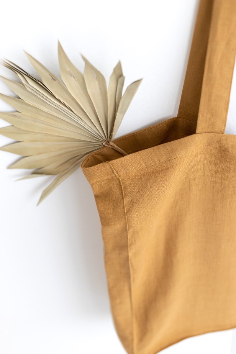 linen tote bag