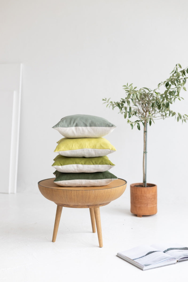 decorative linen pillow cover