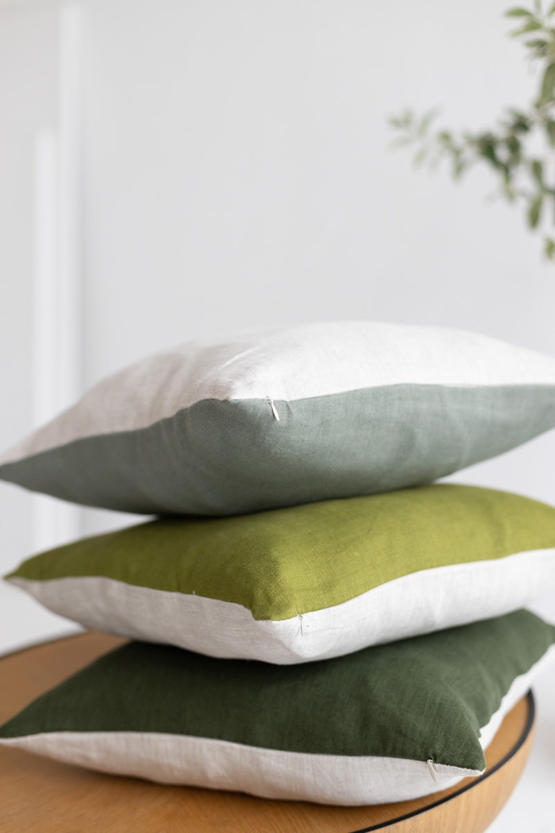 decorative linen pillow cover