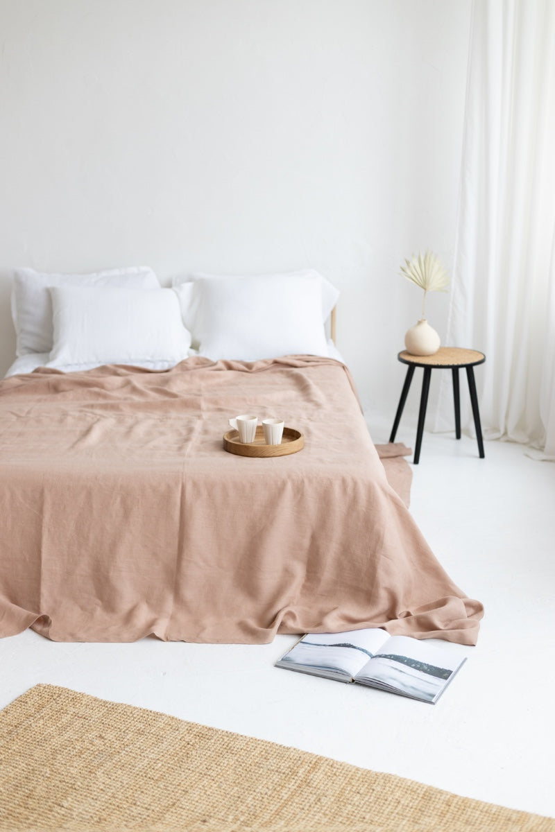 linen bedspread
