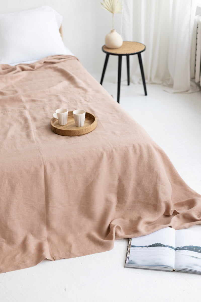 linen bedspread