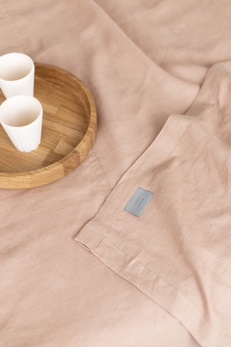 linen bedspread