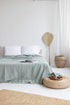 linen bedspread