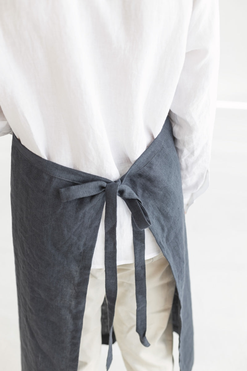 linen half apron