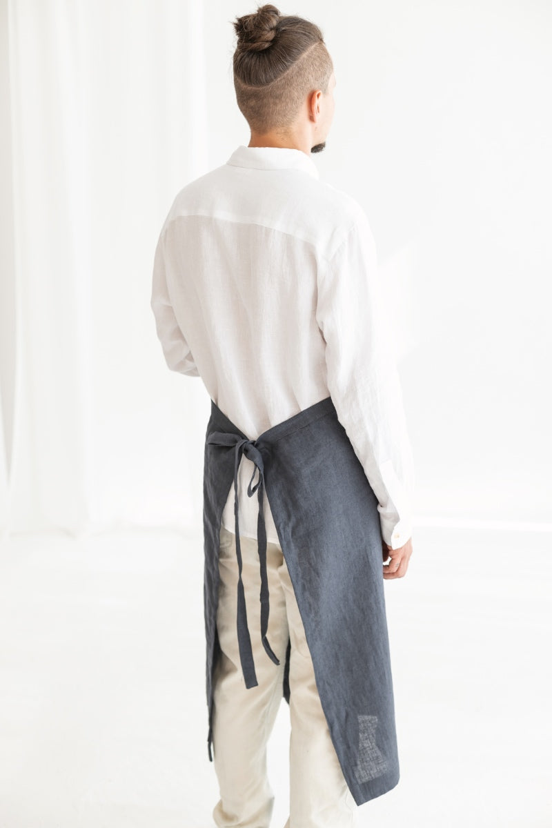 linen half apron