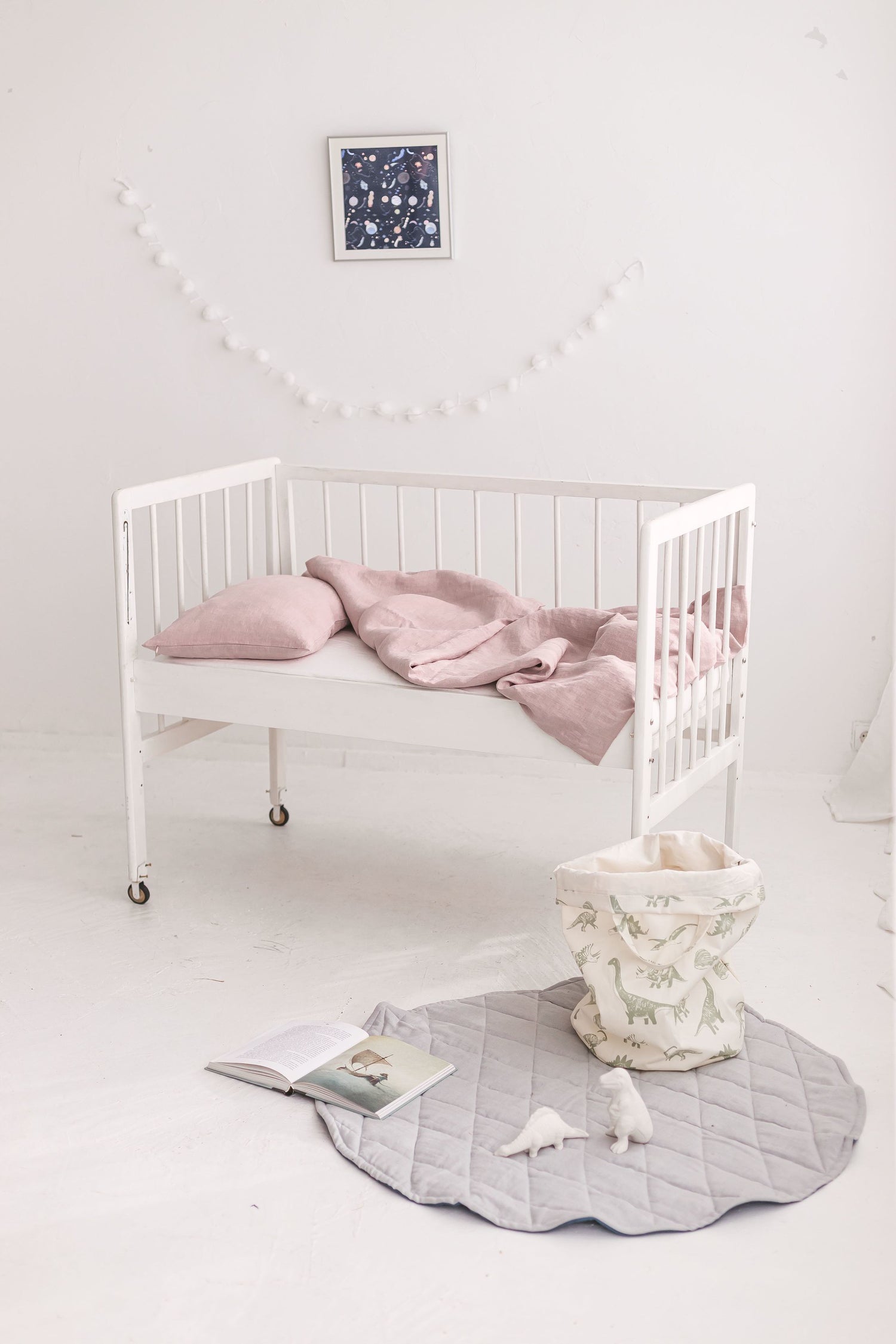 Linen Baby Bedding Set