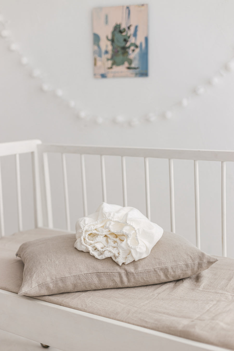 linen fitted sheet
