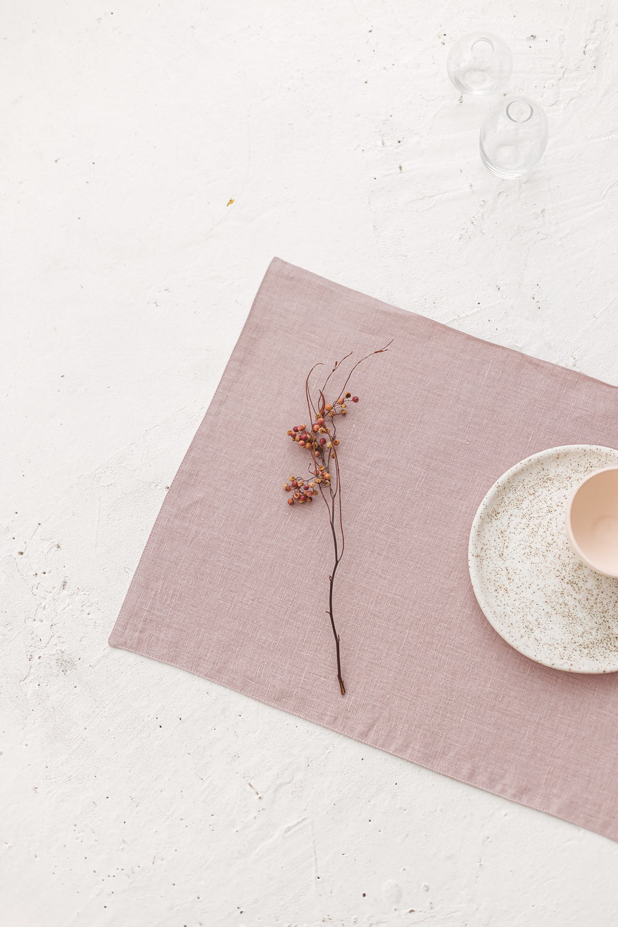 natural linen placemats