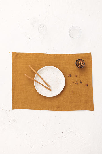 linen placemats set