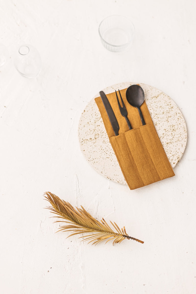 linen cutlery case