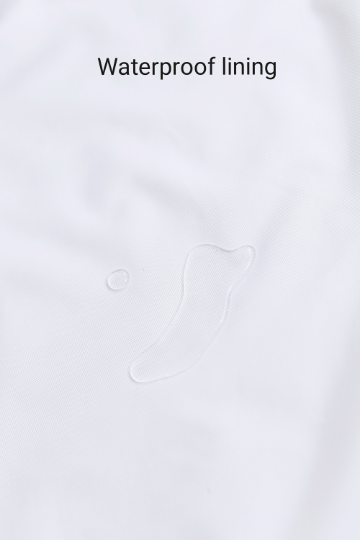 Waterproof Amber Linen Shower Curtain 90cm / 35'' width