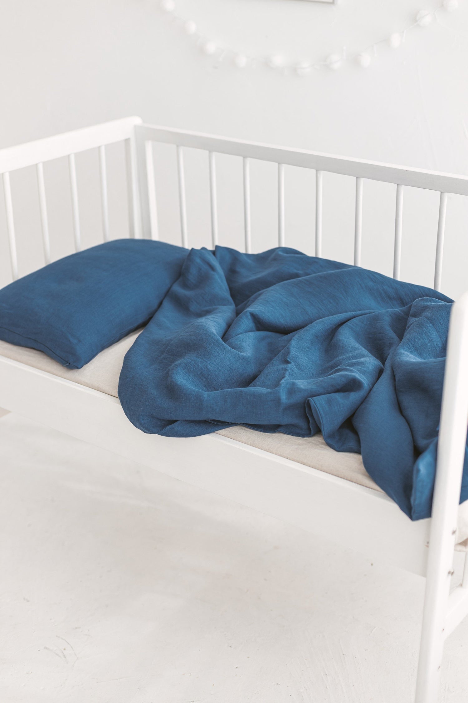 Linen Baby Bedding Set