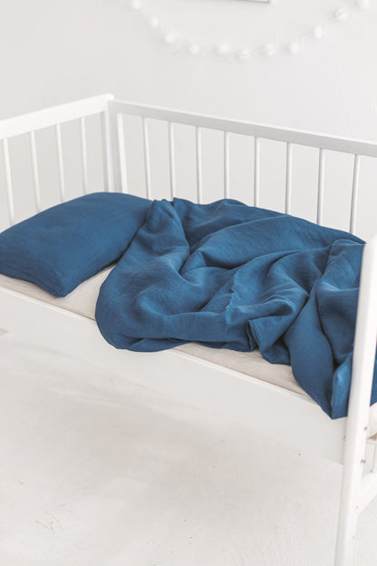 Linen Baby Bedding Set