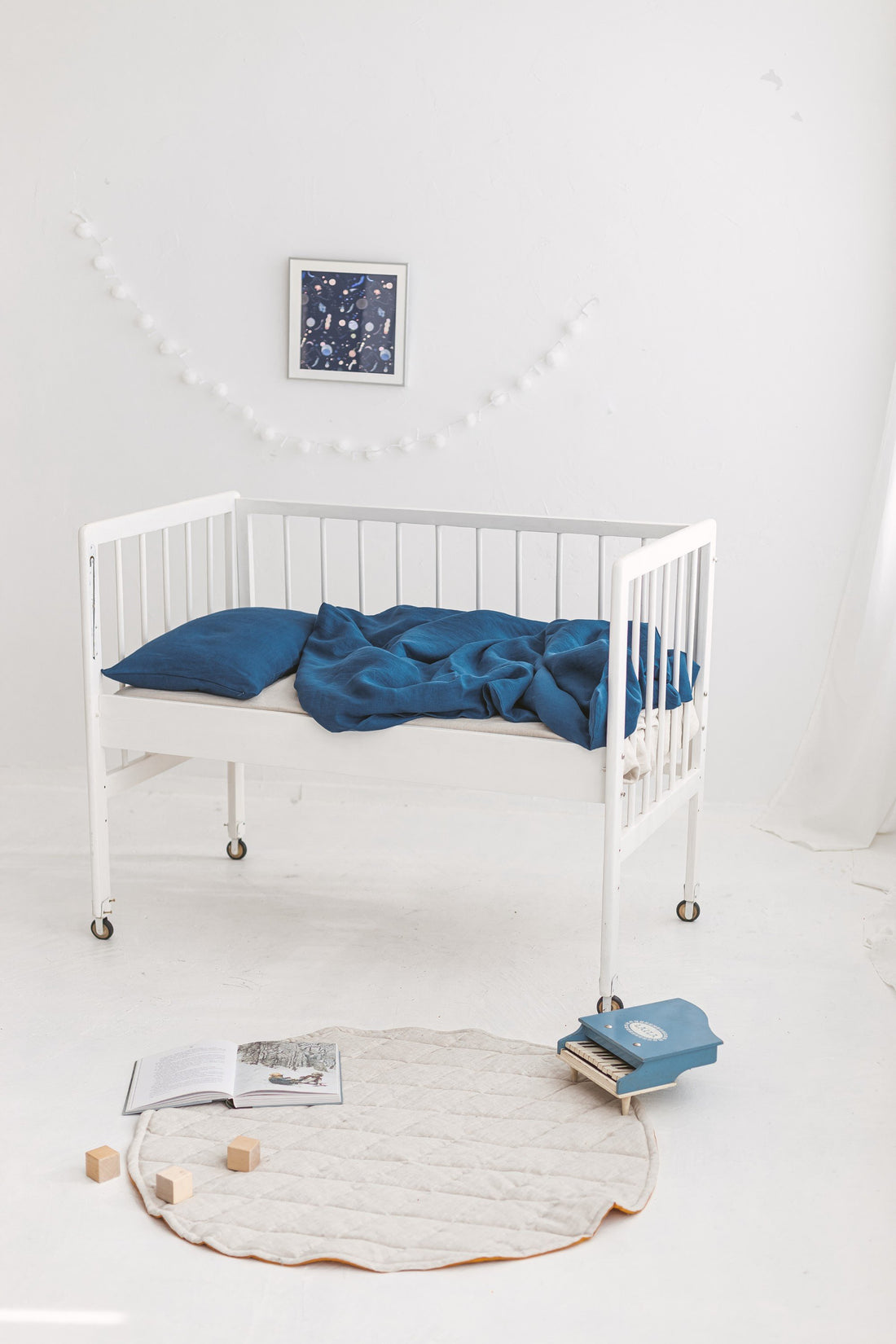 Linen Baby Bedding Set
