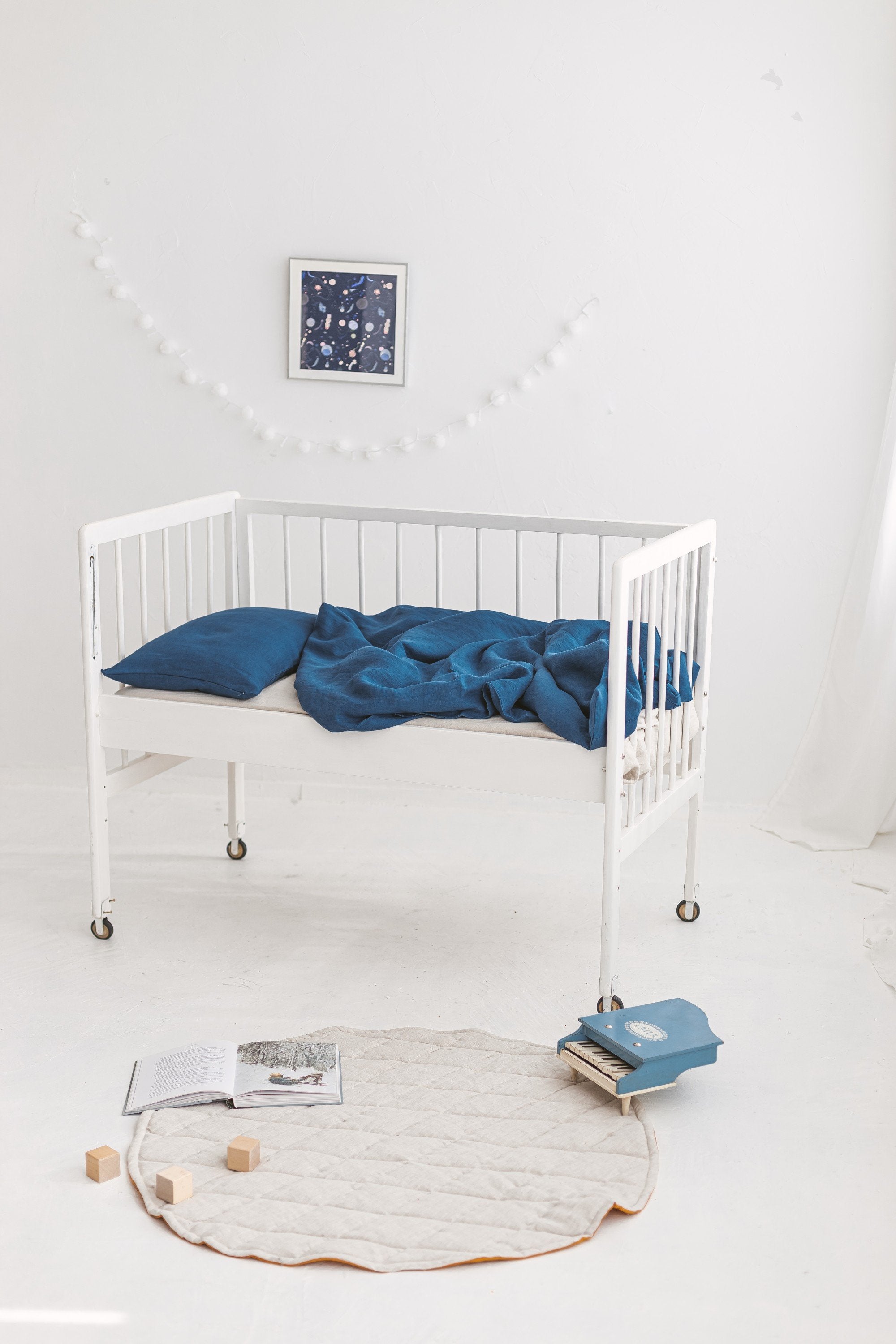 Linen Baby Bedding Set