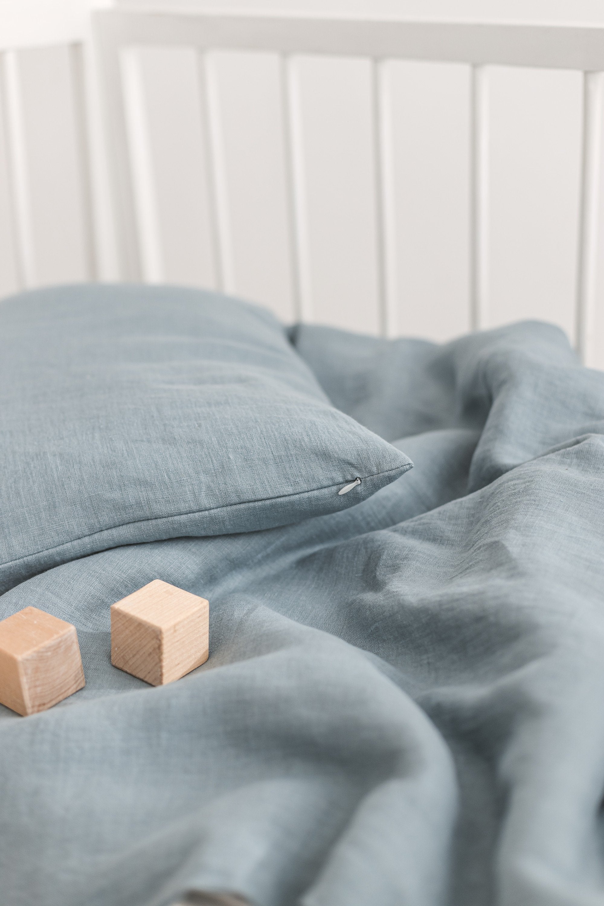 Linen Baby Bedding Set