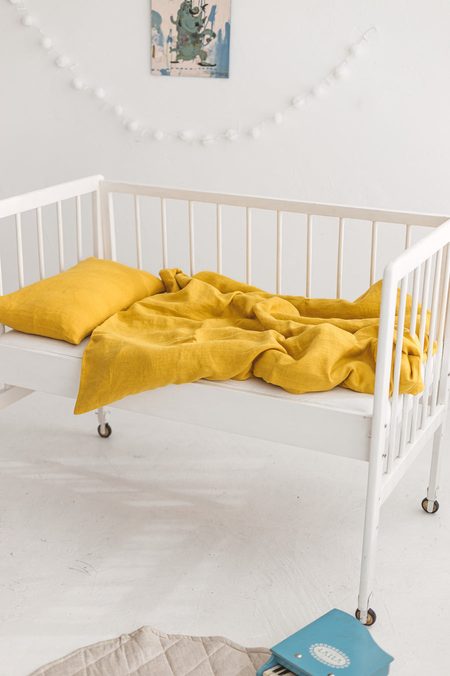 Linen Baby Bedding Set