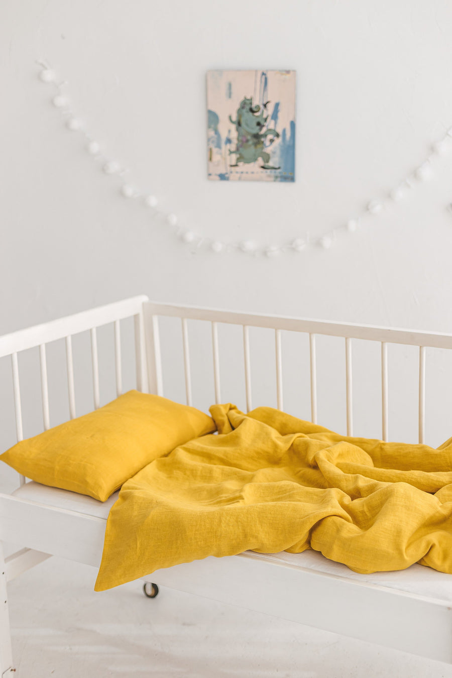 Linen Baby Bedding Set