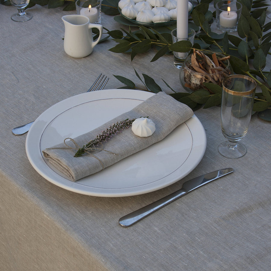 Large Linen Tablecloth