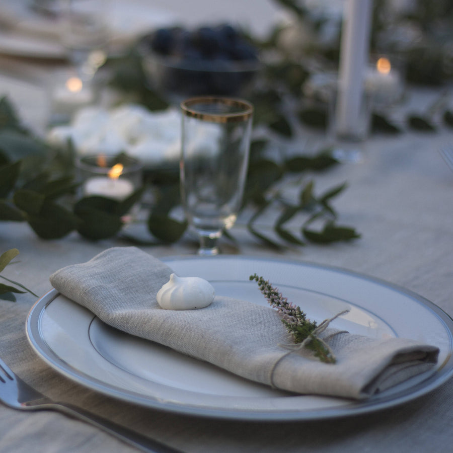 Large Linen Tablecloth