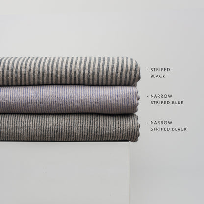 Coal Gray Linen Coasters Set Of 4