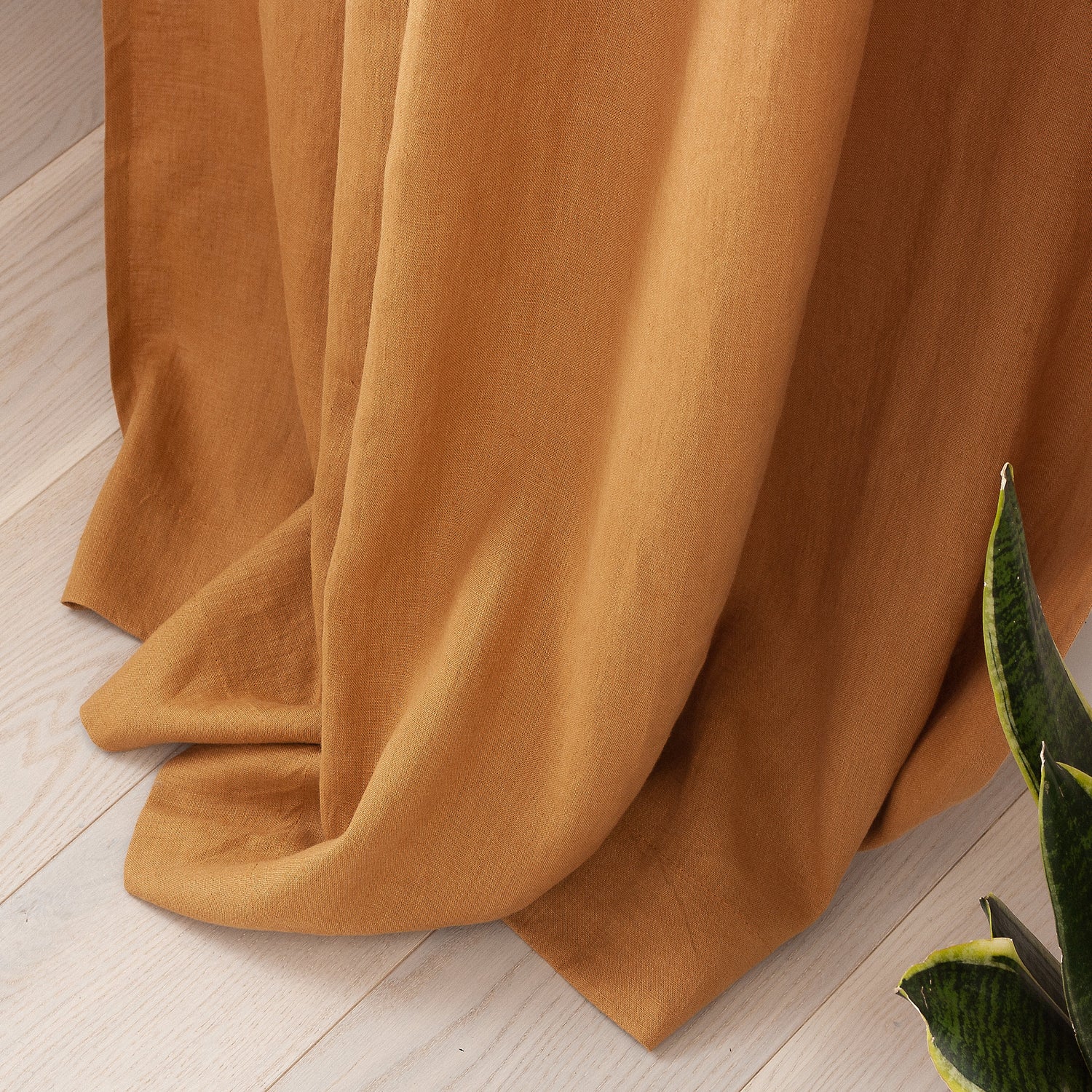 Amber Linen Curtain