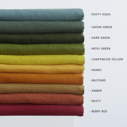 Chartreuse Yellow Linen Seat Pad