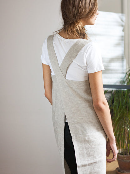 Japanese Linen Pinafore