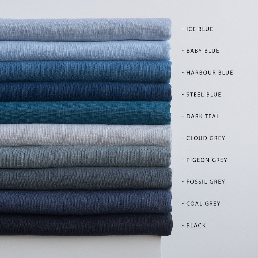 Coal Gray Linen Tablecloth