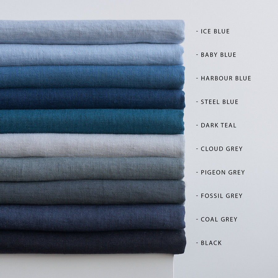 Coal Grey Linen Tablecloth