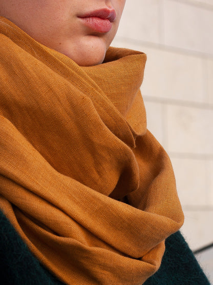 Amber Linen Scarf