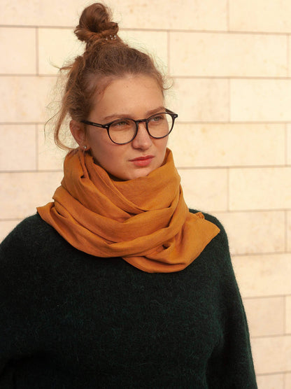 Amber Linen Scarf